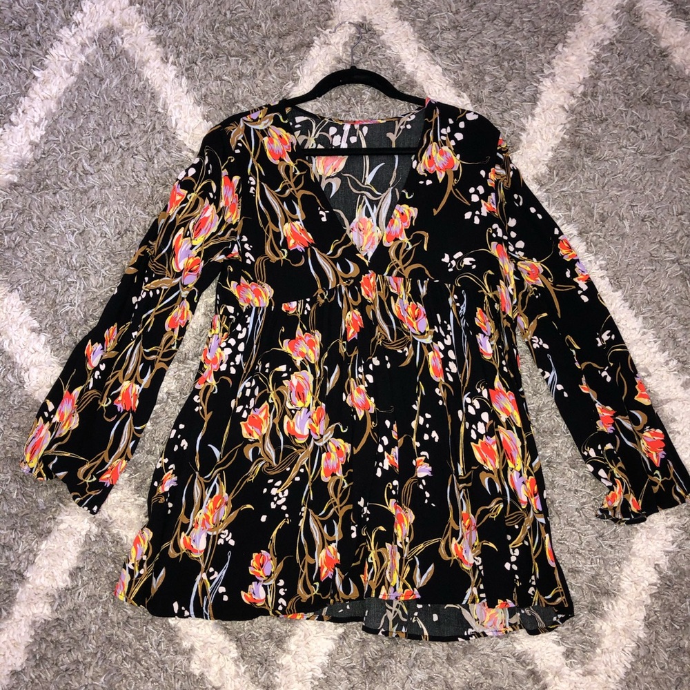 Free People Bella Floral Tunic